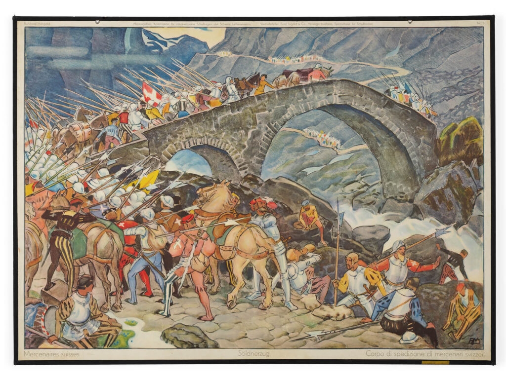«Söldnerzug» von Burkhard Mangold (1873–1950)